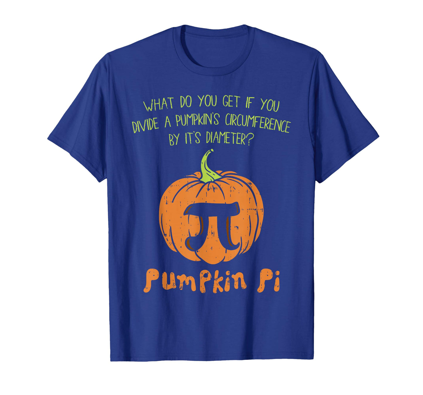 Pumpkin Pie Math Shirt Funny Halloween Thanksgiving Pi Day T-Shirt