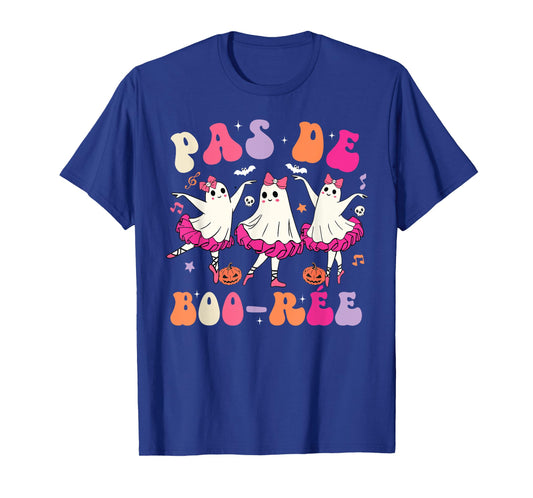 Halloween Dance Teacher Pas De Boo-ree Ghost Ballet Dancer T-Shirt