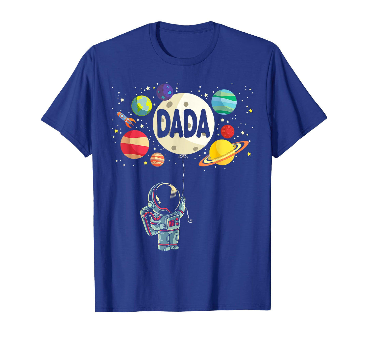 Dada of The Birthday Boy Space Astronaut 1st Birthday Family T-Shirt
