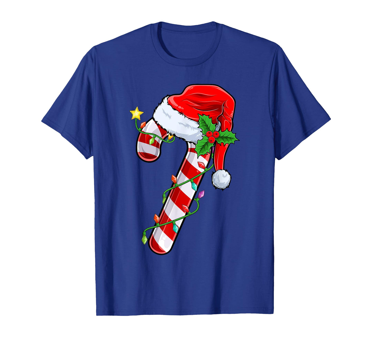 Candy Cane Crew Christmas Lights Family Matching Xmas Girls T-Shirt