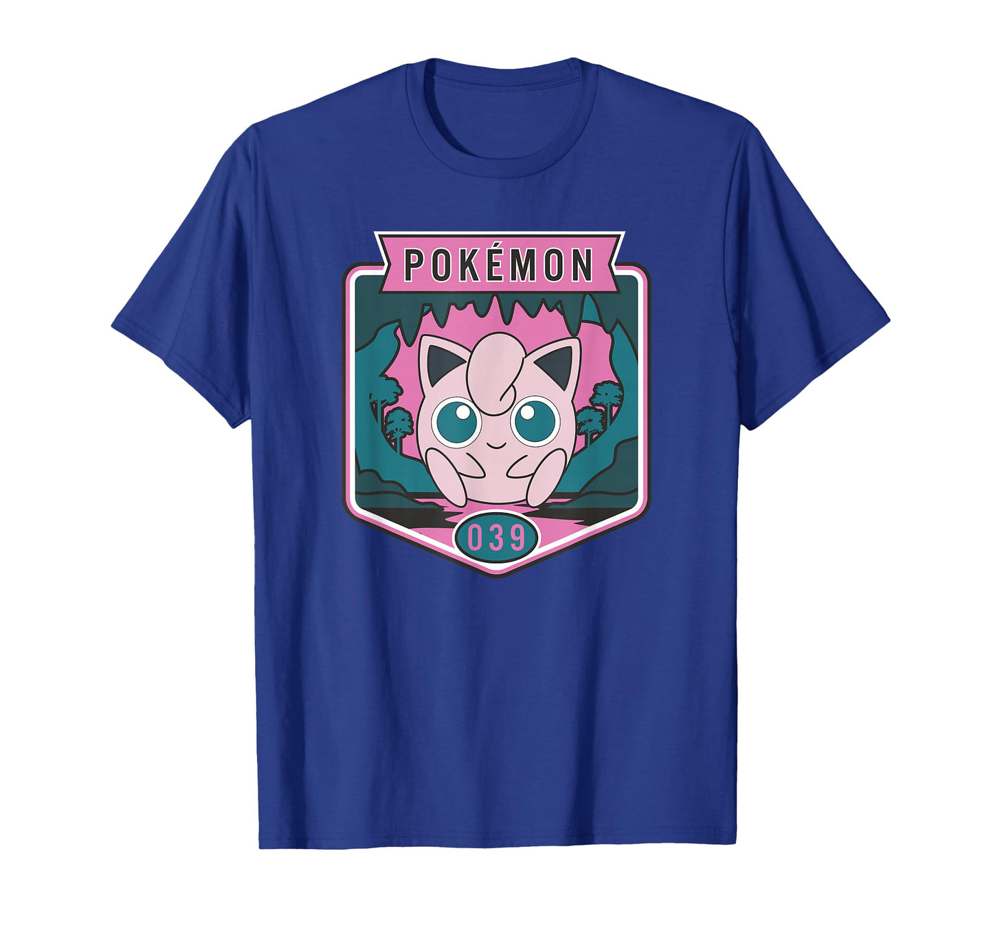 Pokémon 039 Jigglypuff Outdoor Adventures Forest Park Badge T-Shirt