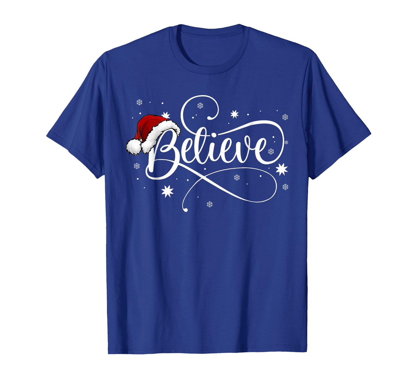 Christmas Shirt - Believe Santa Claus Believe Christmas Kids T-Shirt
