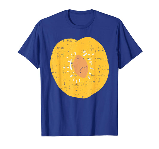 Plum Peach Funny Fruit Lazy DIY Easy Halloween Costume T-Shirt