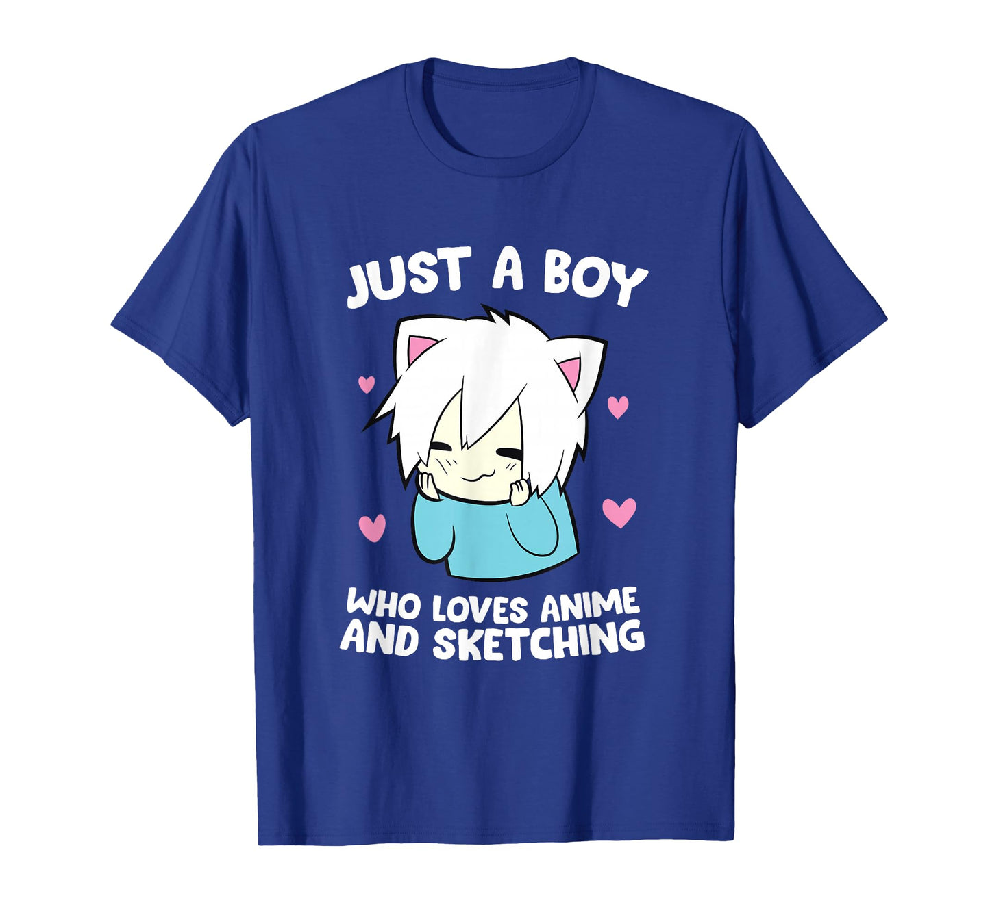 Just a Boy Who Loves Anime and Sketching Love Anime T-Shirt
