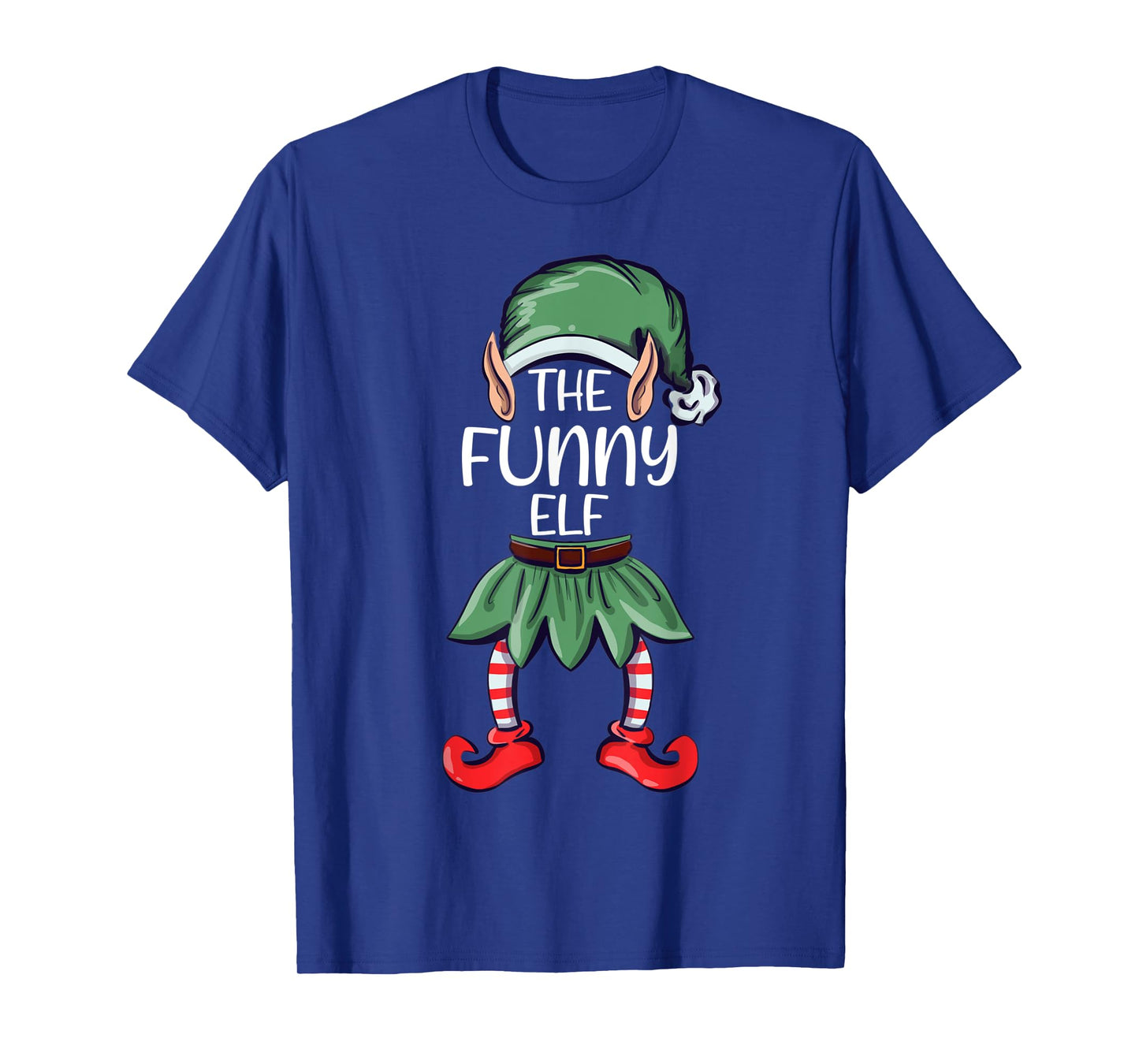 The Funny Elf Christmas Matching Family Group Elf T-Shirt