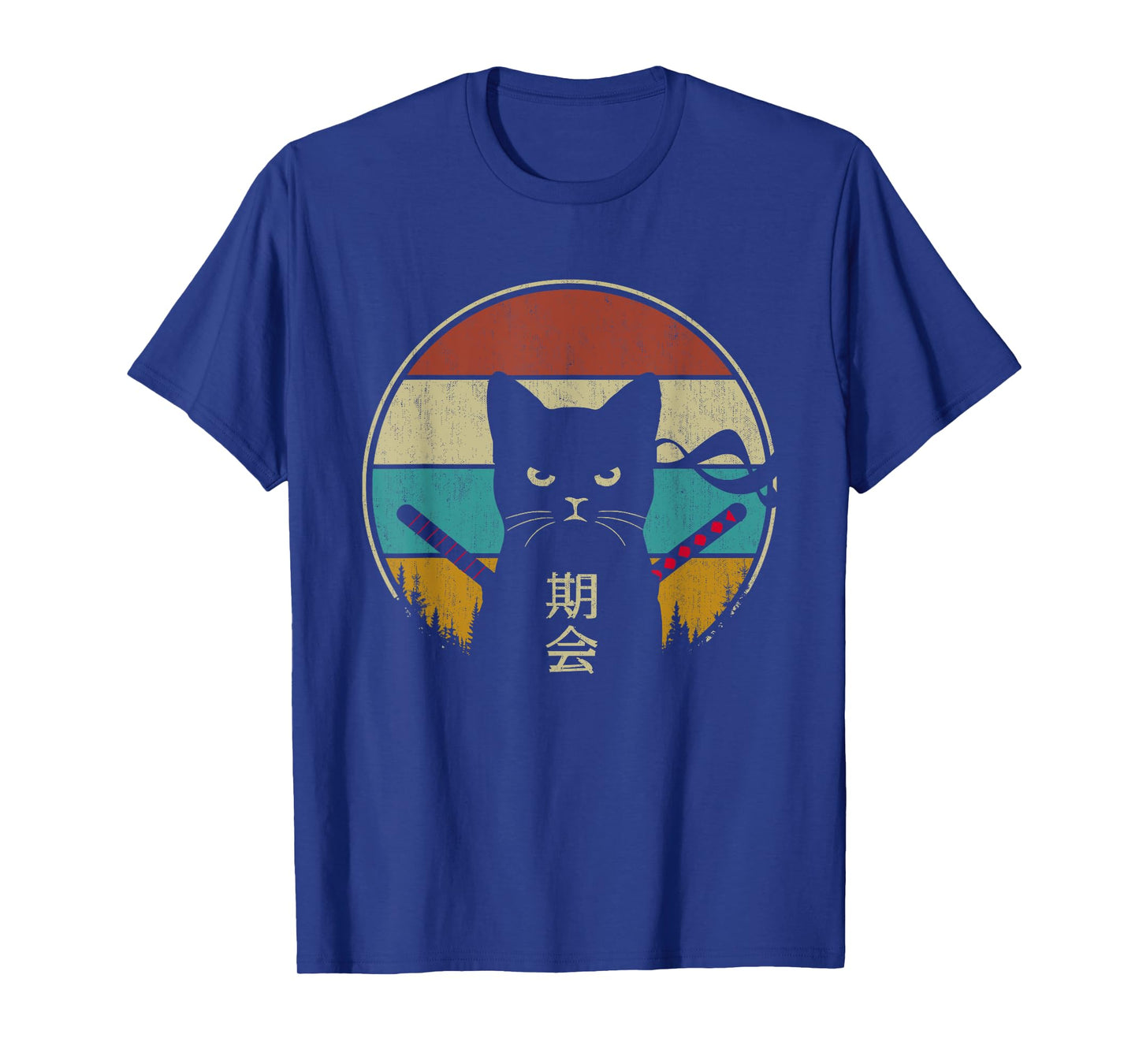 Vintage Japanese Cat Kawaii Retro Style Cat Kitten Lover Men Women Girls Kids T-Shirt