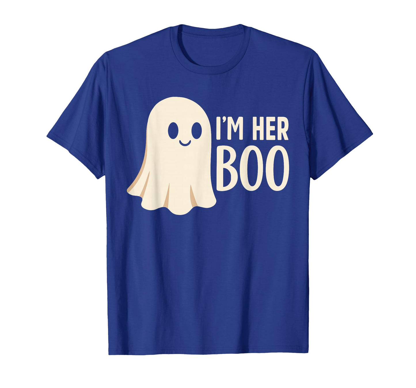 Halloween His and Hers Matching Outfits, Ghost I'm Her Boo T-Shirt