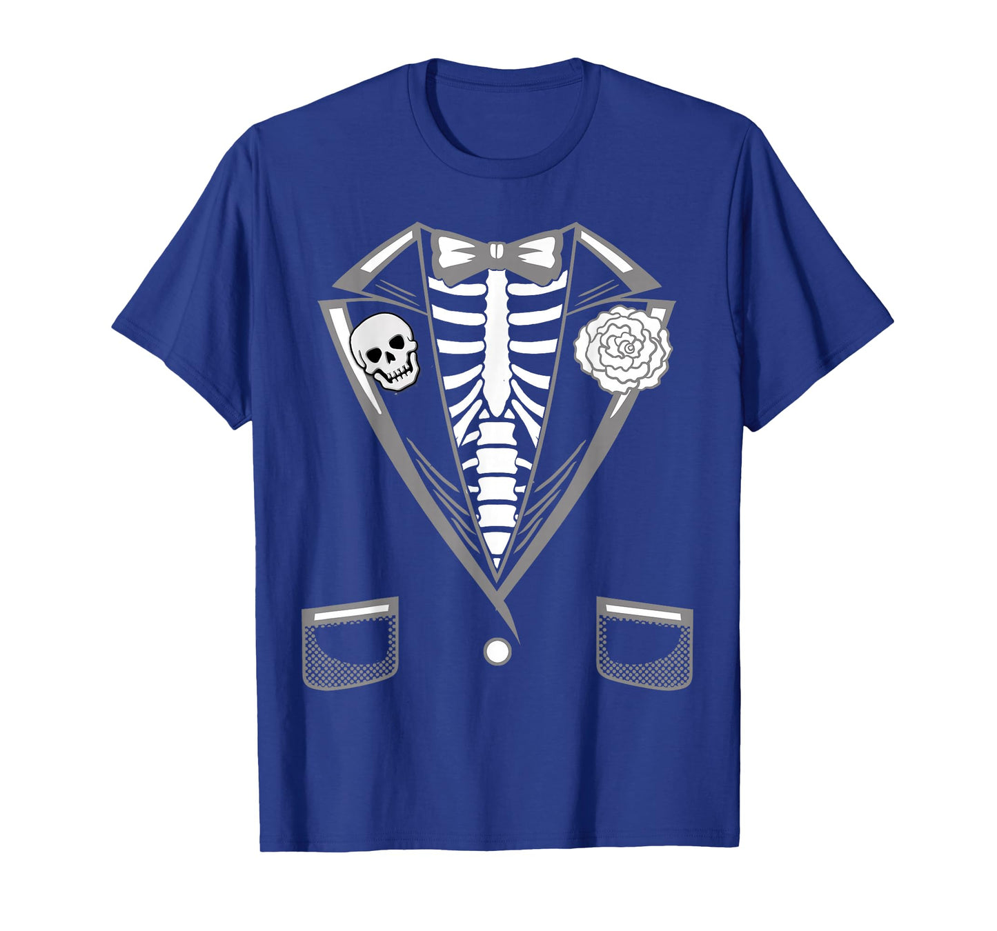 Halloween Costume Funny Skeleton Tuxedo T-Shirt