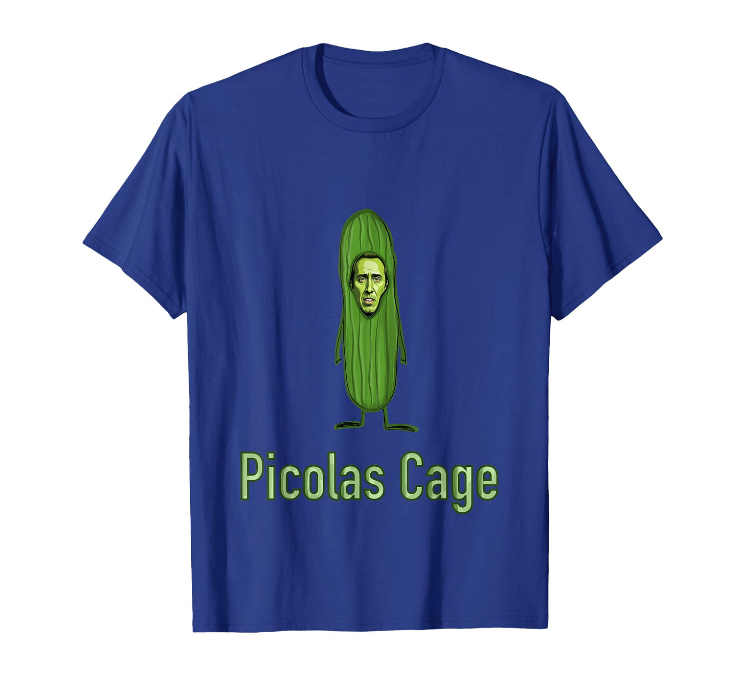 Picolas Cage Funny Celebs Meme Cucumber Pickle T-Shirt