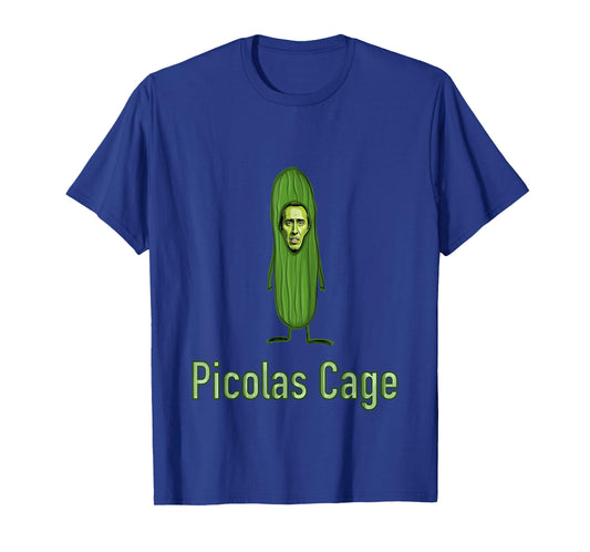 Picolas Cage Funny Celebs Meme Cucumber Pickle T-Shirt