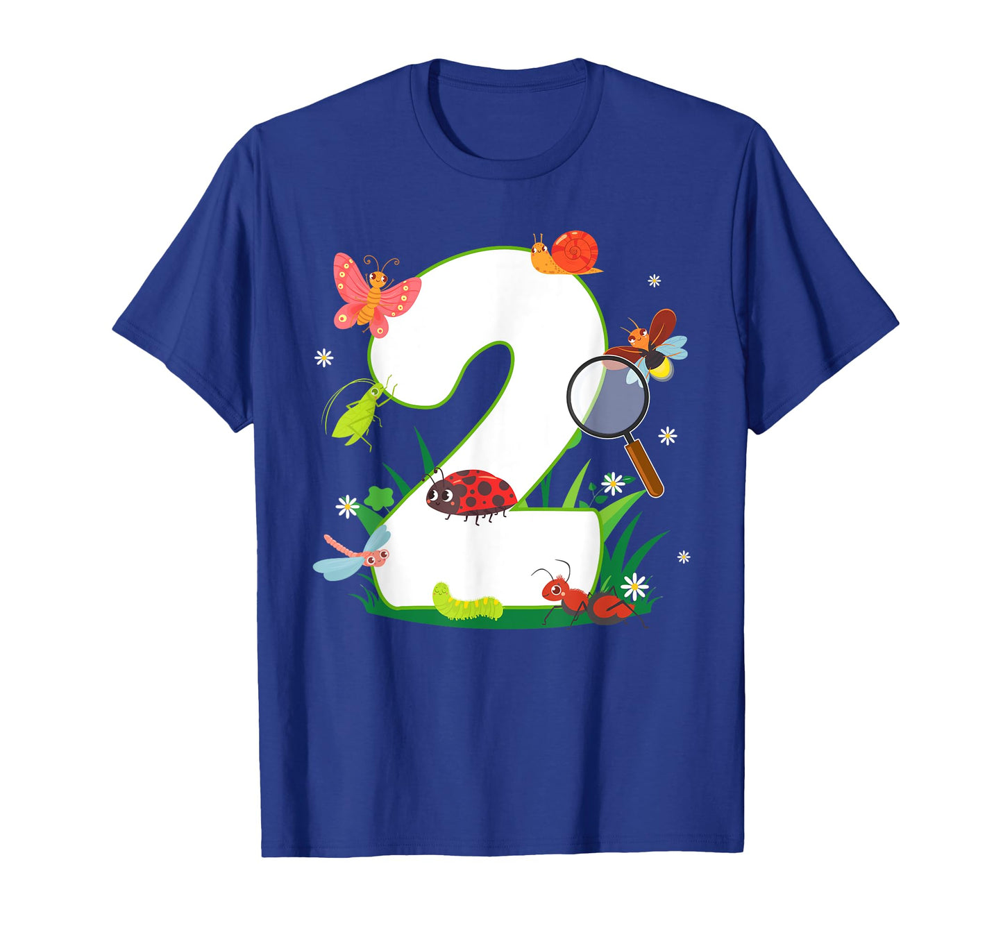 2nd Birthday Bugs And Insects Nature Lover 2 Year Old T-Shirt