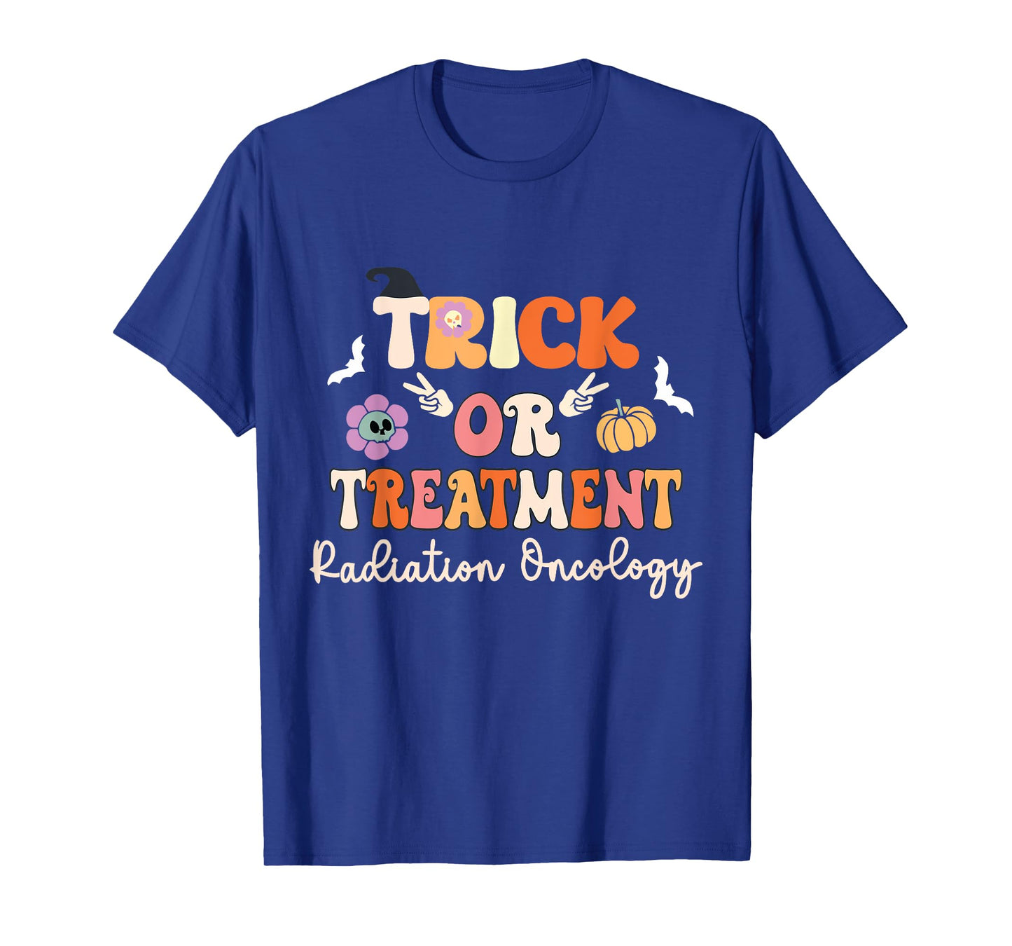 Trick or Treatment Halloween Radiation Oncology Rad Therapy T-Shirt