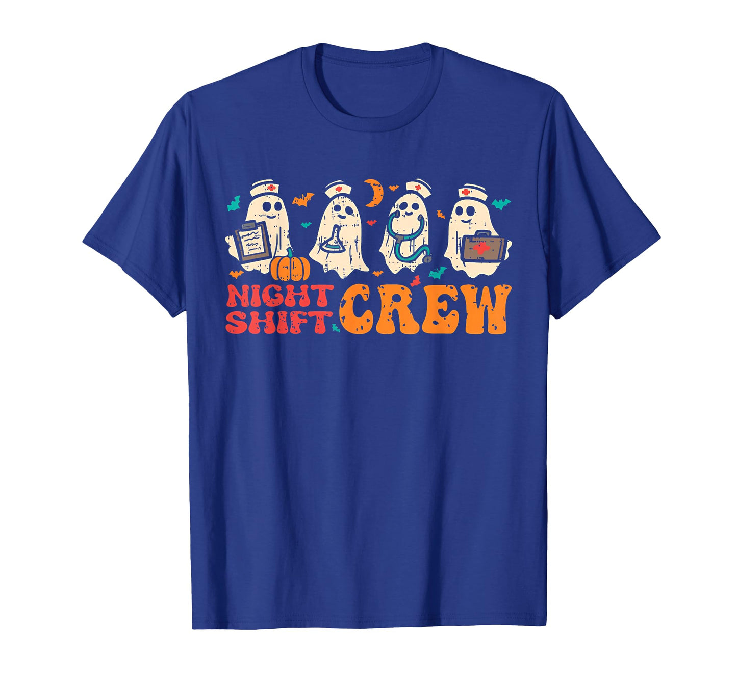 Ghost Nurses Thanksgiving Crew Funny Night Shift Men Women T-Shirt