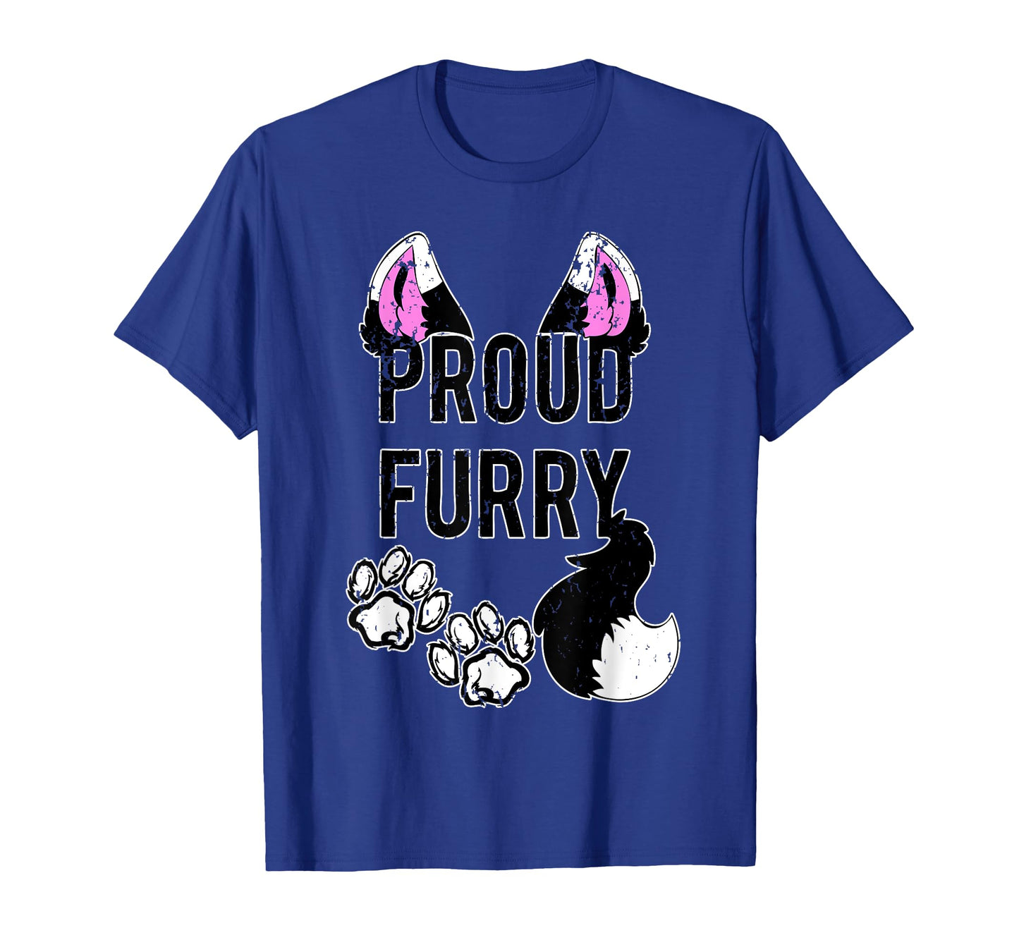 Proud Furry Shirt Furries Shirt Tail and Ears Cosplay Shirt T-Shirt