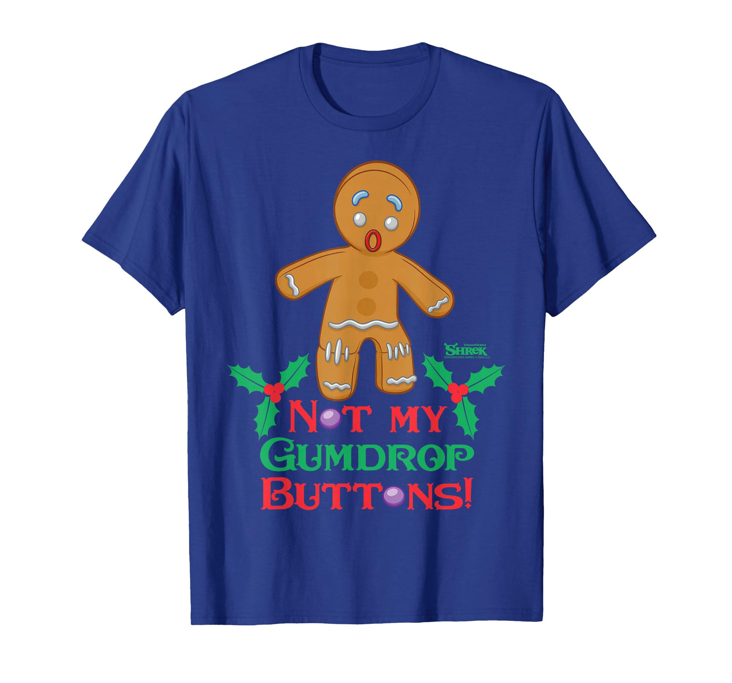 Shrek Gingy Not My Gumdrop Buttons T-Shirt