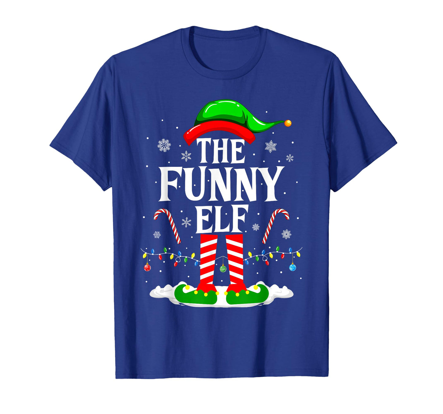 The Funny Elf Xmas Funny Matching Family Group Christmas T-Shirt