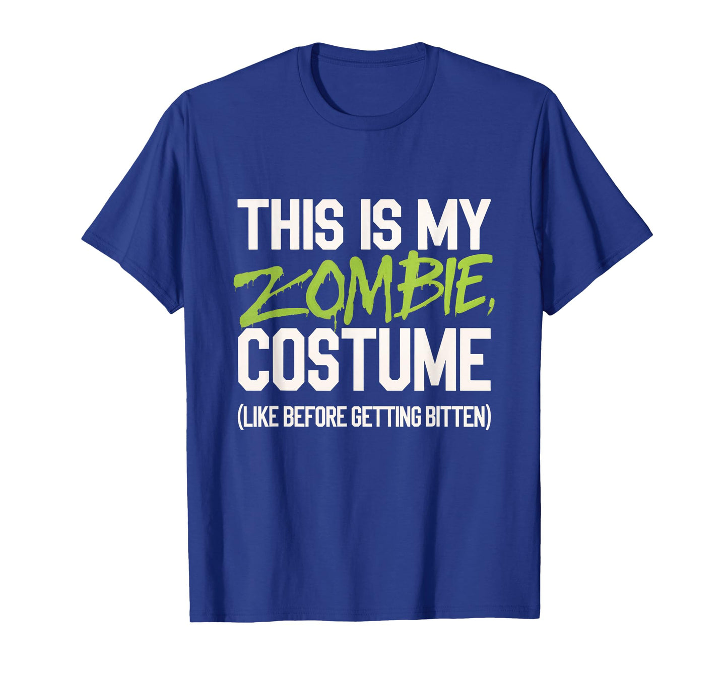 This Is My Zombie Costume Zombie Halloween Costume T-Shirt