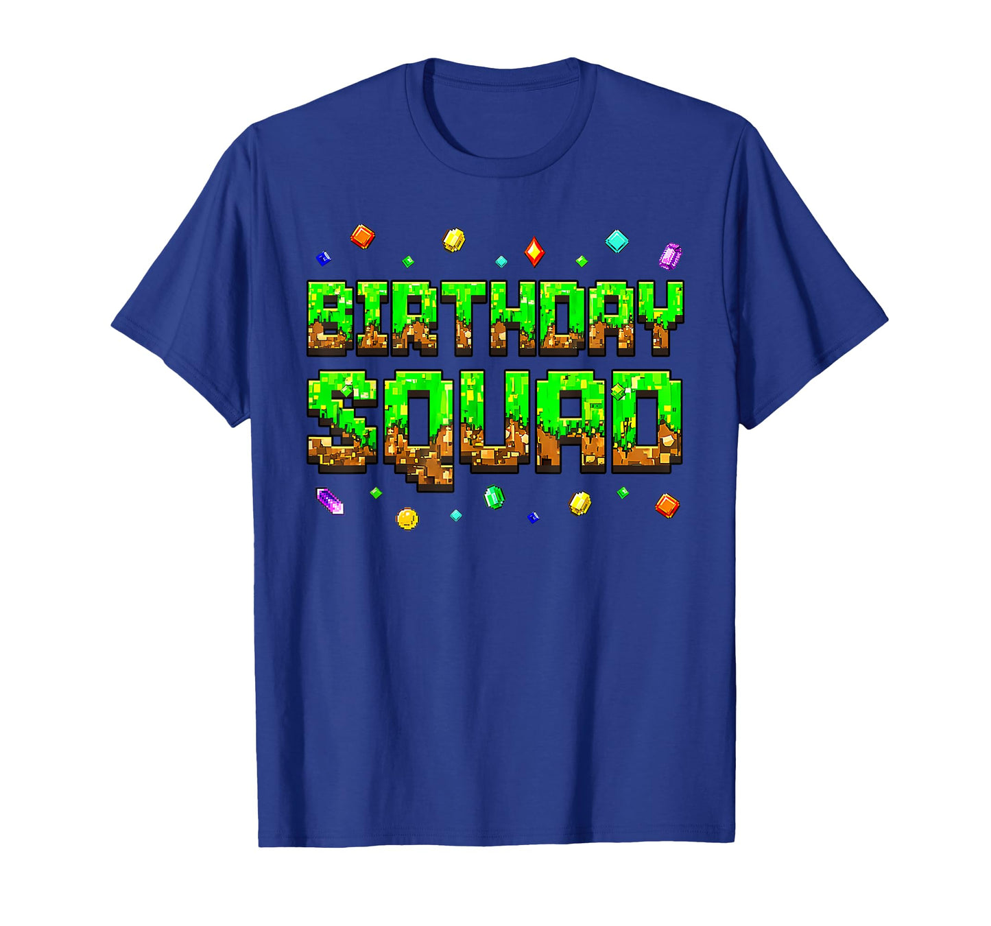 Birthday Boy Kid Birthday Squad Gamer Pixel Family Matching T-Shirt