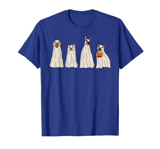 Halloween Ghost Dog Spooky Season T-Shirt