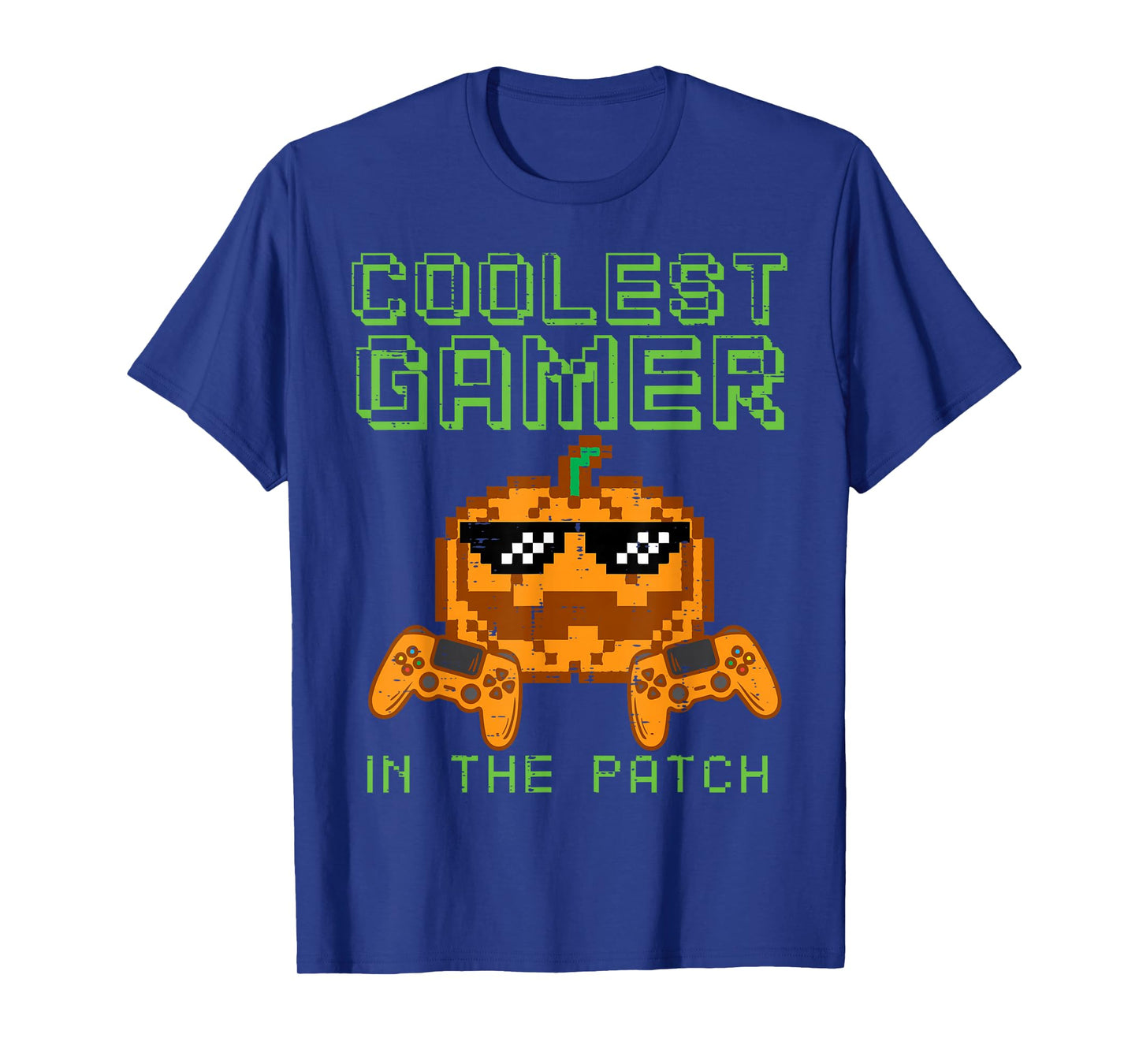 Halloween Coolest Gamer Patch Gaming Costume Men Boys Kids T-Shirt