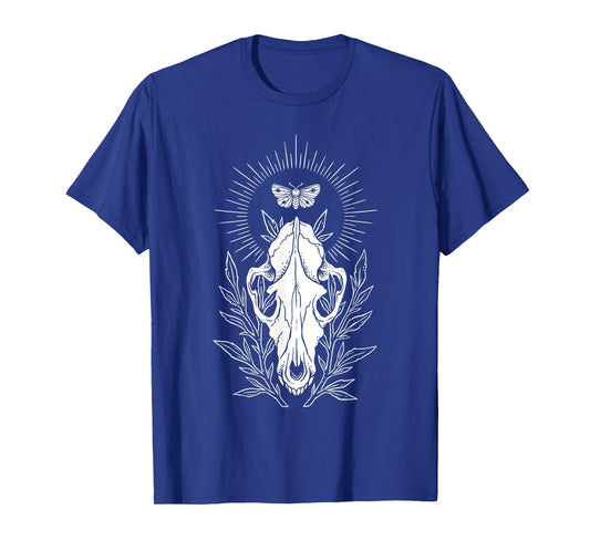 Vulture Culture Wolf Skull Memento Mori Moth Gothic Occult T-Shirt