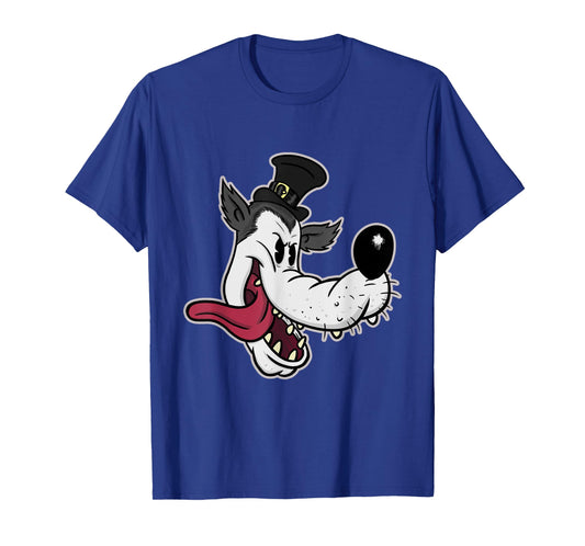 BIG BAD WOLF Horror Vintage Cartoon Animation Pop Surrealism T-Shirt