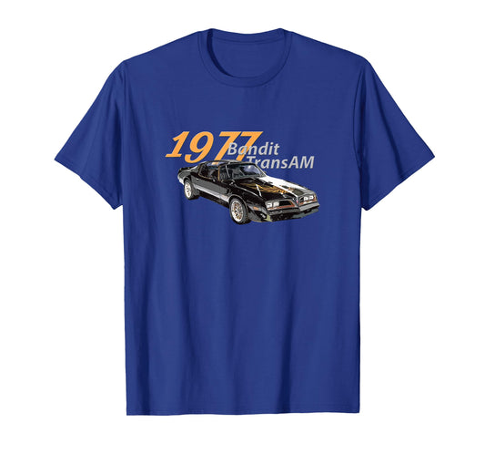 Vintage 1977 Bandit Trans AM - Muscle Cars, 1970s T-Shirt