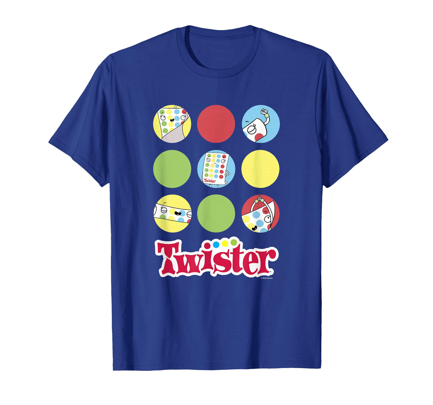 Twister Vintage Retro Classic Game Instruction Panel T-Shirt