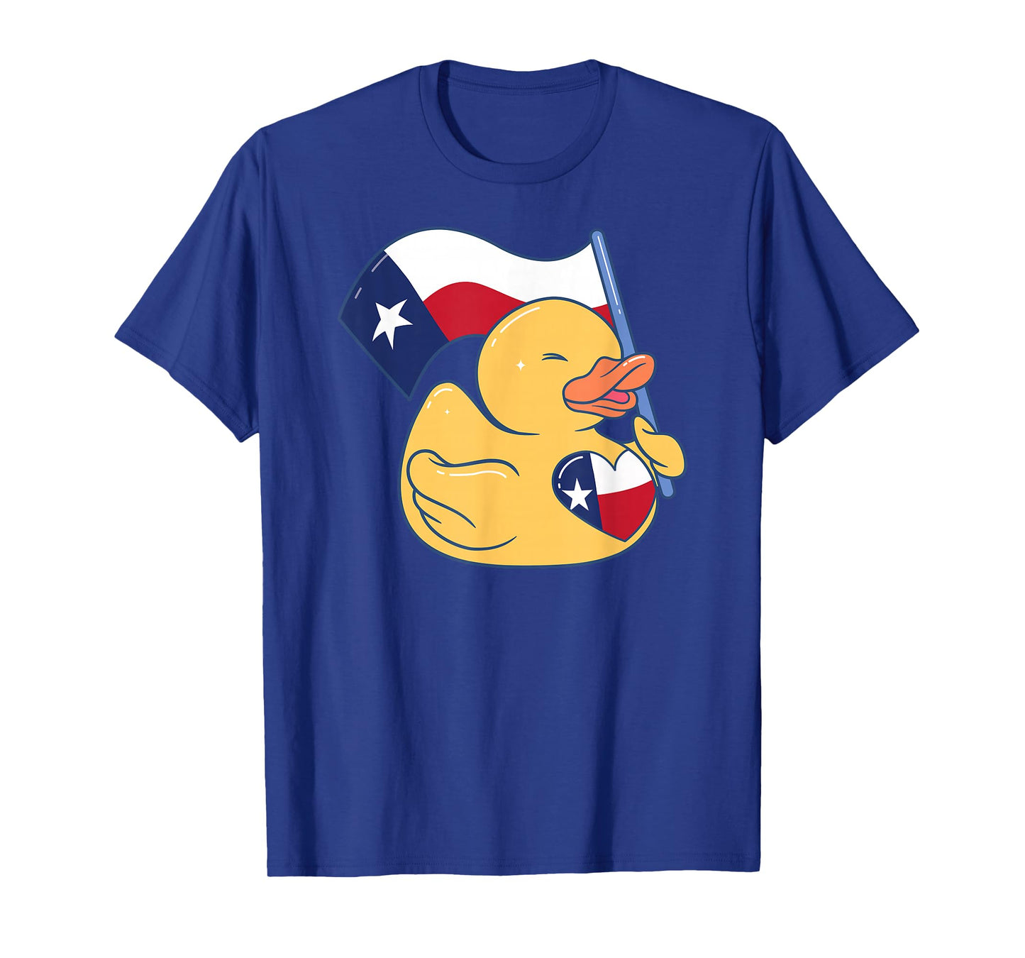 Easily Distracted By Ducks Texas Flag Bird Dallas Austin Tx T-Shirt