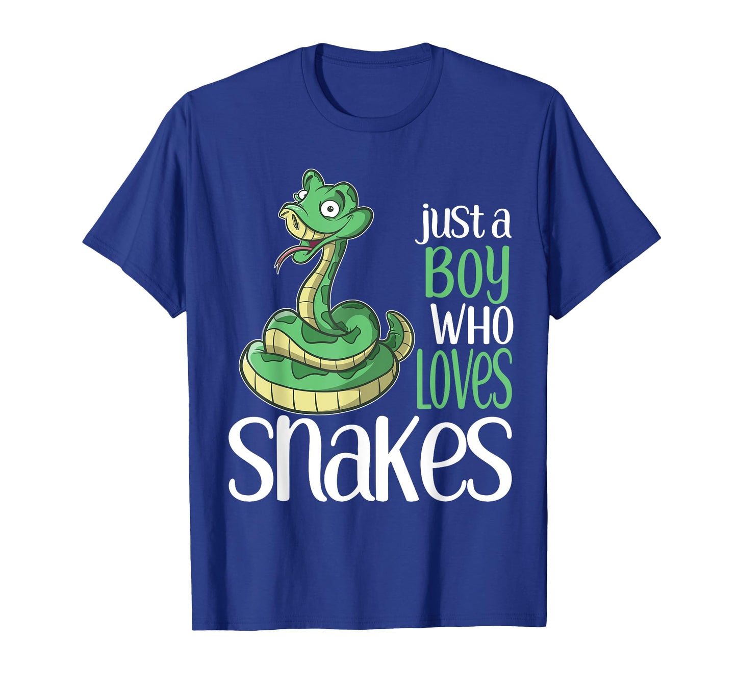 Just a Boy Who Loves Snakes Gift T Shirt for Kids and Boys T-Shirt