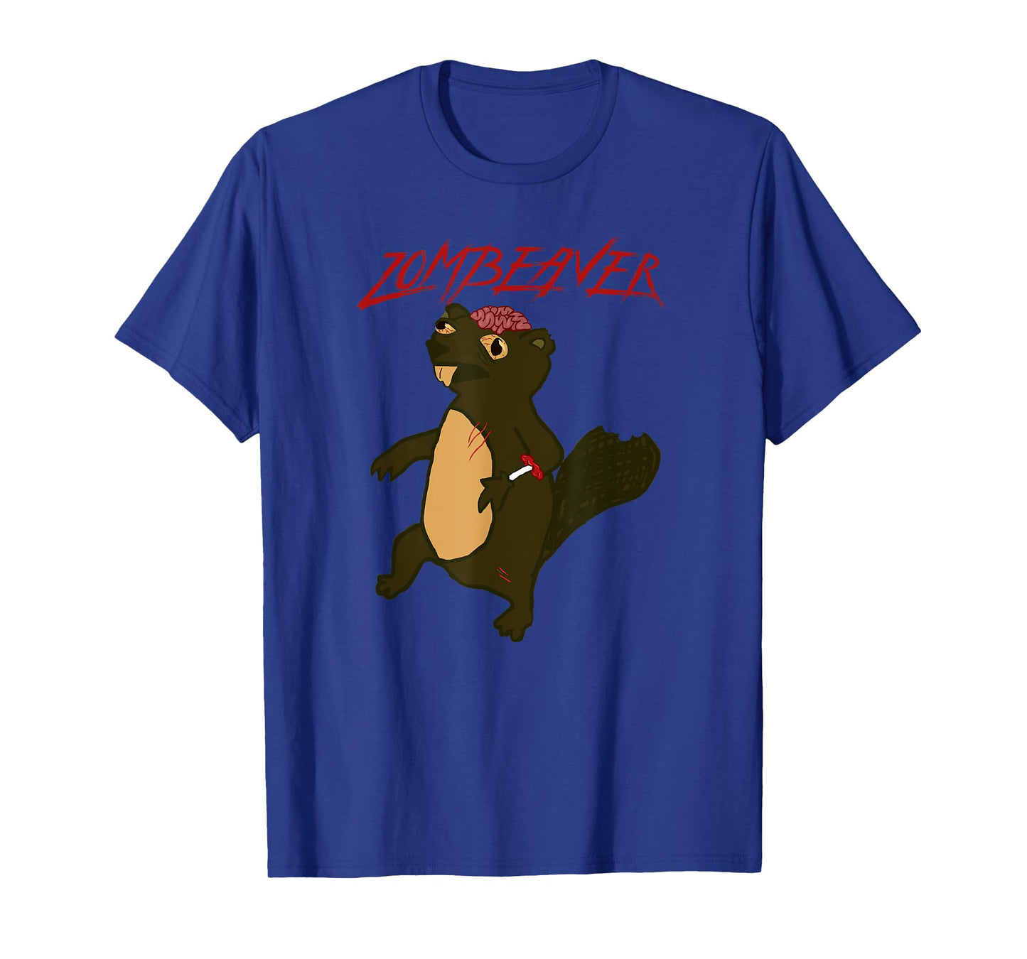 Zombeavers Shirt Funny Zombie Beaver Joke Spooky Zombeaver T-Shirt