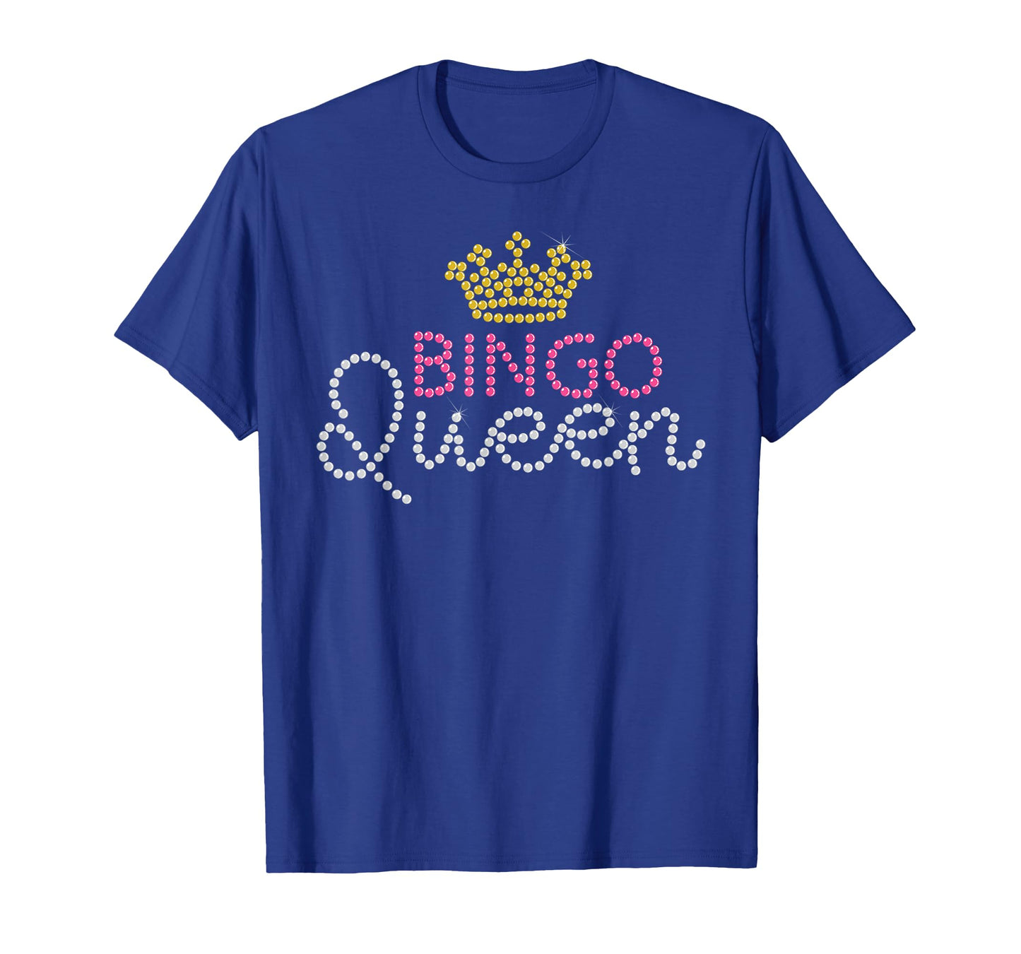 Funny Bingo Queen Casino Players Gambler Lucky Women Gift T-Shirt