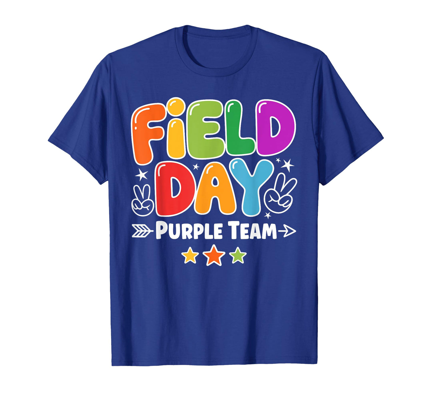 Field Day Purple Team Kids Boy Girl Teacher Field Day Games T-Shirt