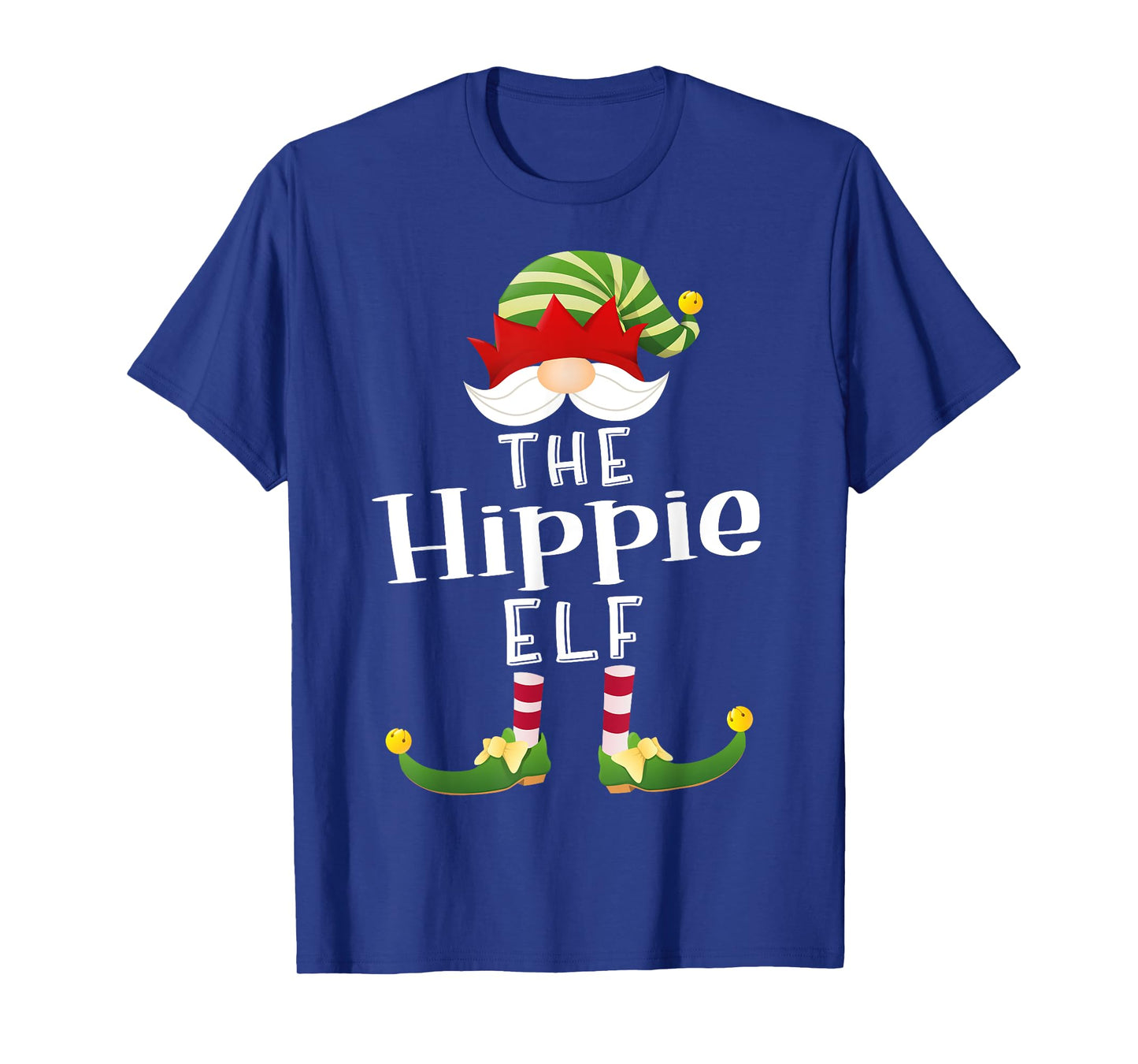 Hippie Elf Group Christmas Funny Pajama Party T-Shirt