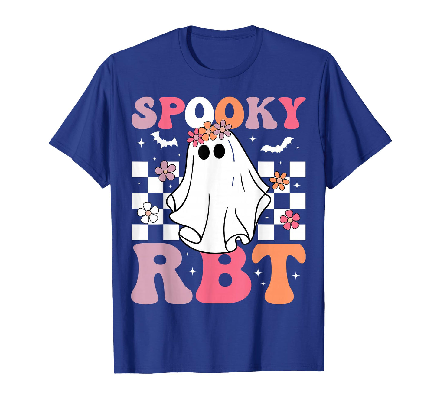 Spooky RBT Ghost Halloween Registered Behavior Technician T-Shirt