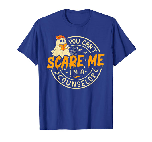 You Can't Scare Me I'm A School Counselor Halloween Ghost T-Shirt