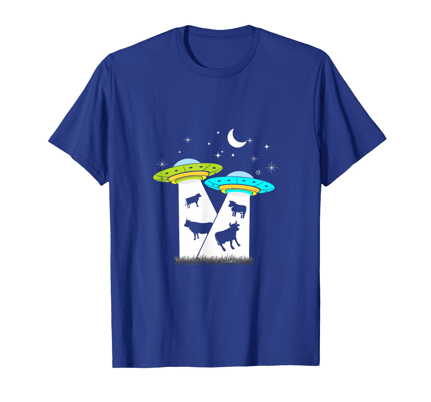 Alien Cow Abduction UFO Area Free the Aliens Shirt T-Shirt