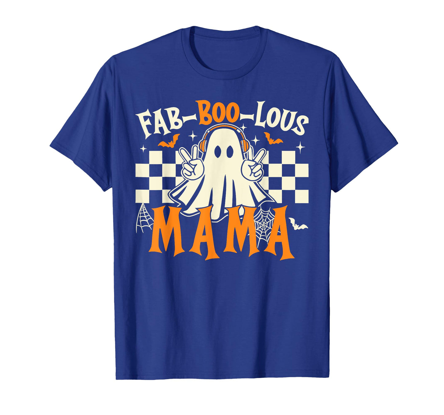 Fab Boo Lous Mama Retro Ghost Spooky Mama Halloween Costume T-Shirt