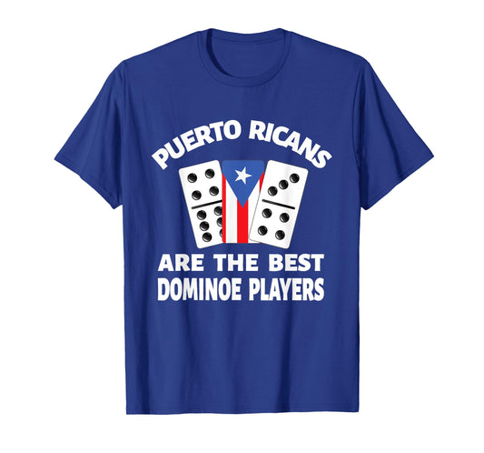Puerto Rico Flag Domino Puerto Rican Dominoes Train Boricua T-Shirt