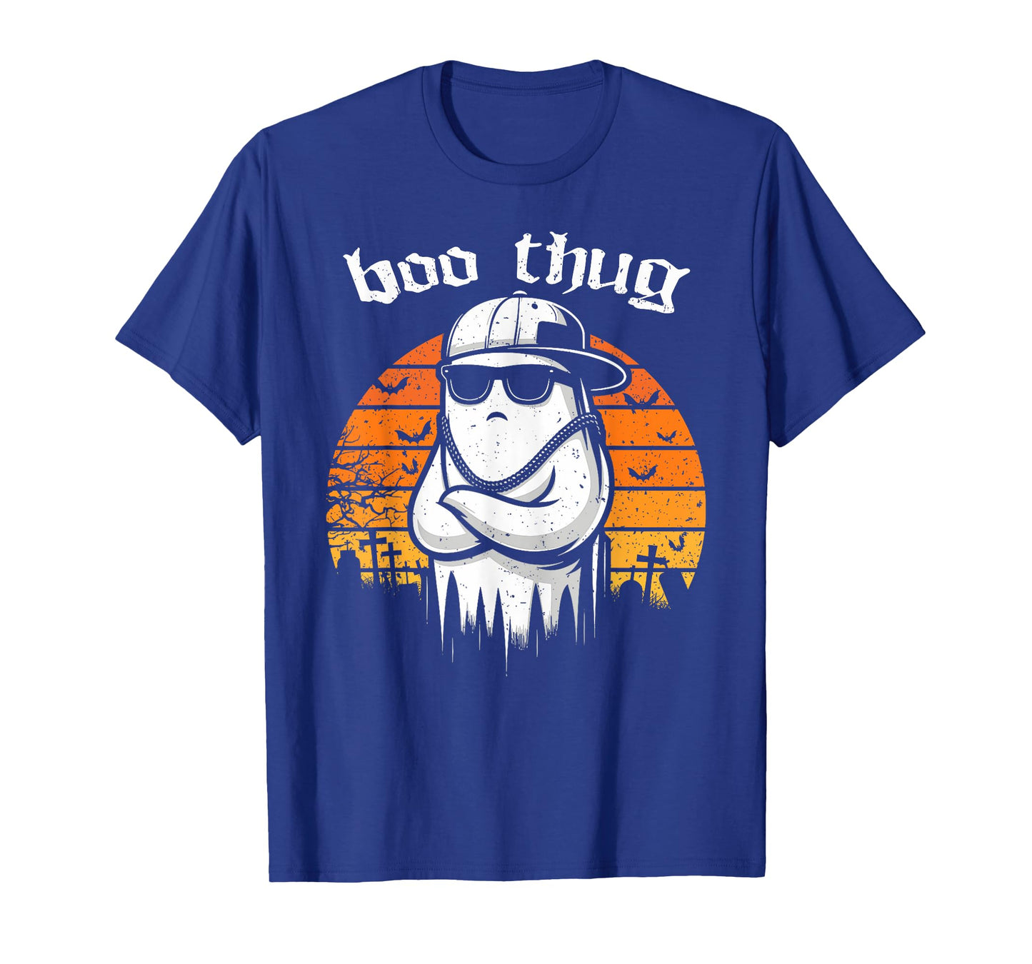 Boo Thug Ghost Life Matching Halloween Costume Men Women T-Shirt
