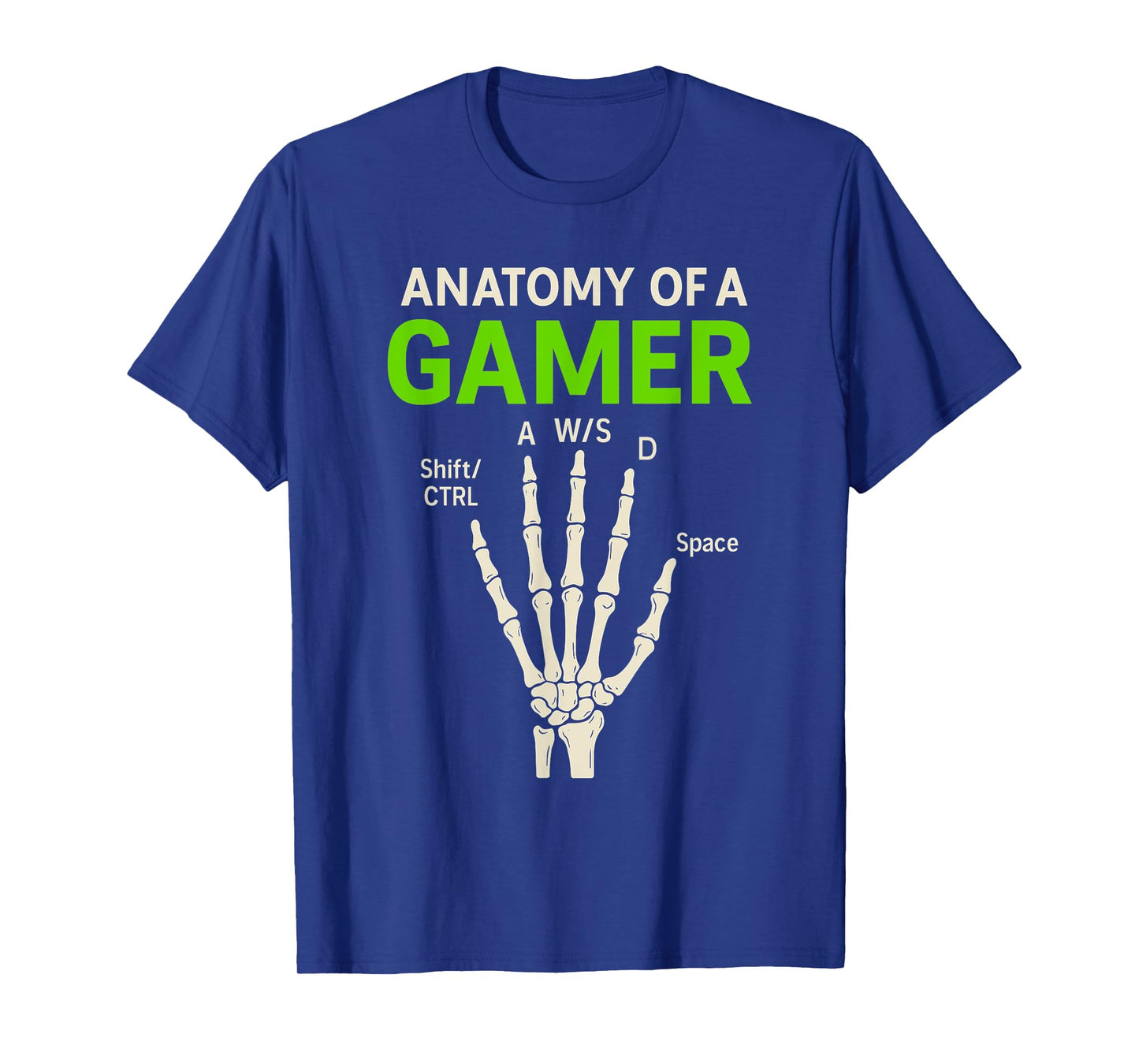 Anatomy Of A Gamer - PC Gaming Lover Console Game Lover T-Shirt