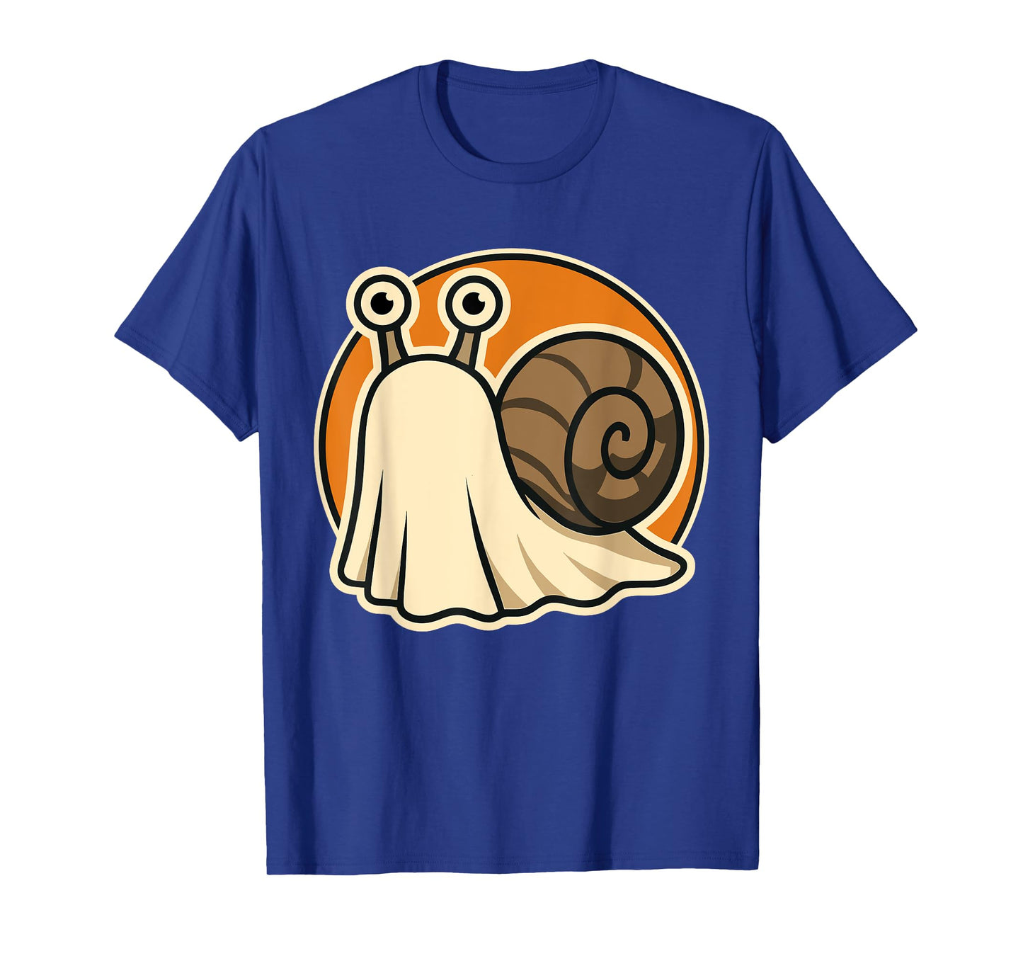 Funny Snail in Ghost Costume for Kids, Boys, Girls Halloween T-Shirt