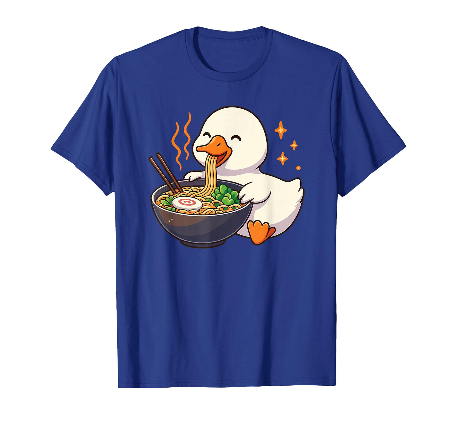 Goose with Noodles Ramen Kawaii Goose T-Shirt