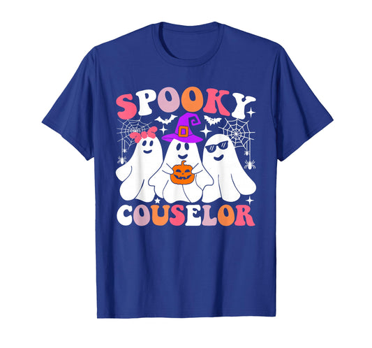 Spooky Counselor Funny Ghost Halloween Costume T-Shirt