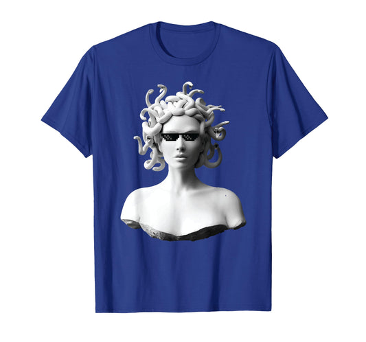 Medusa Head Portrait Greek Mythology Gorgon Monster T Shirt T-Shirt