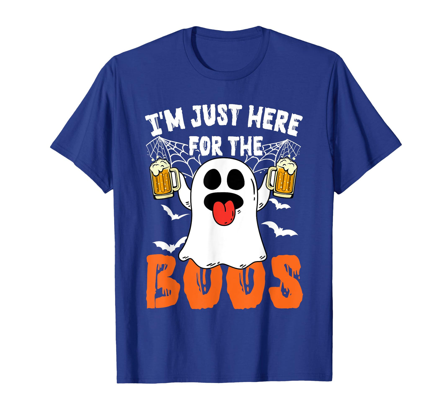 I'm Just Here For The Boos Cute Ghost Halloween Costume T-Shirt