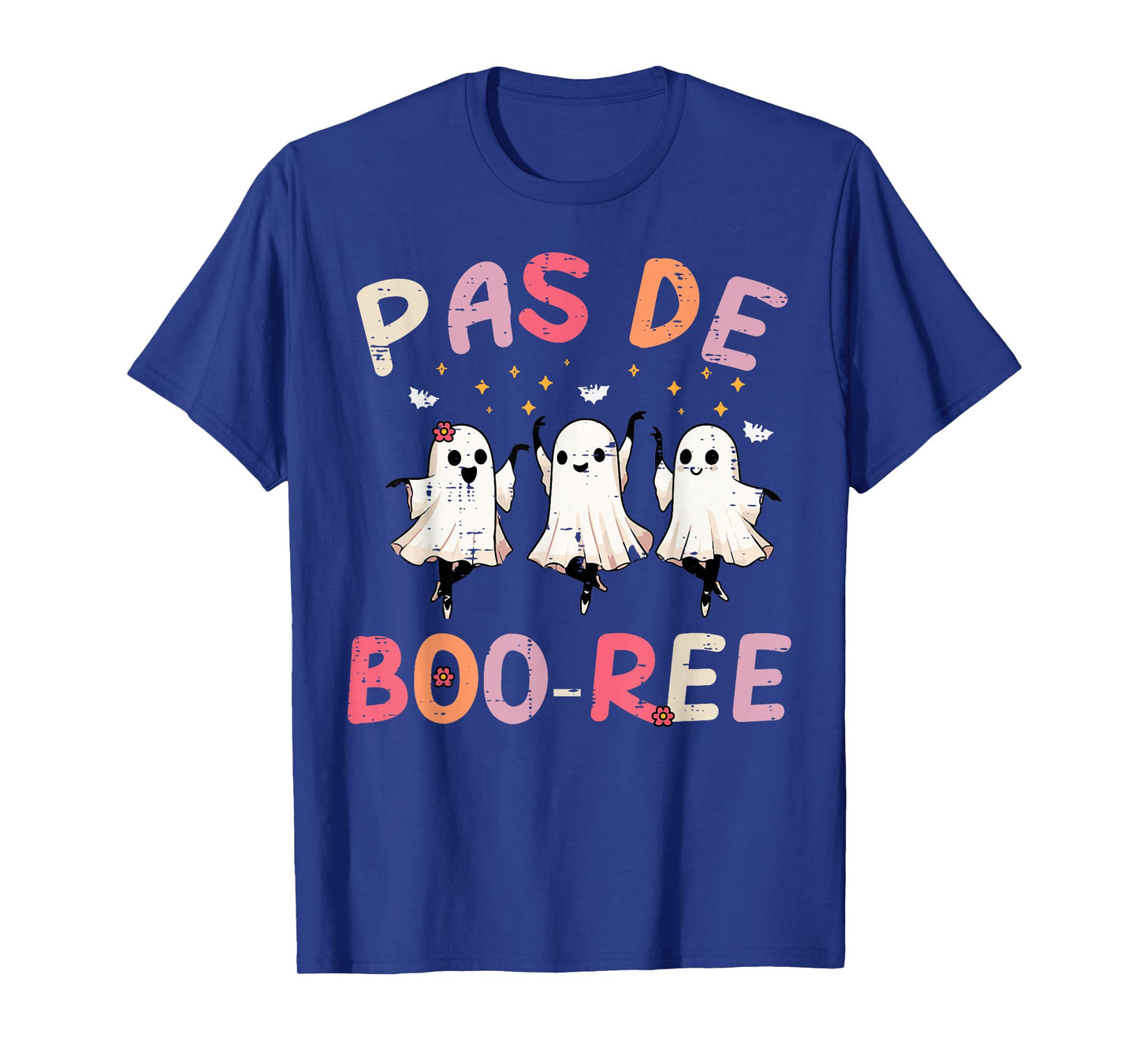 Pas De Booree Dancing Ghosts Ballet Ballerina Halloween Girl T-Shirt