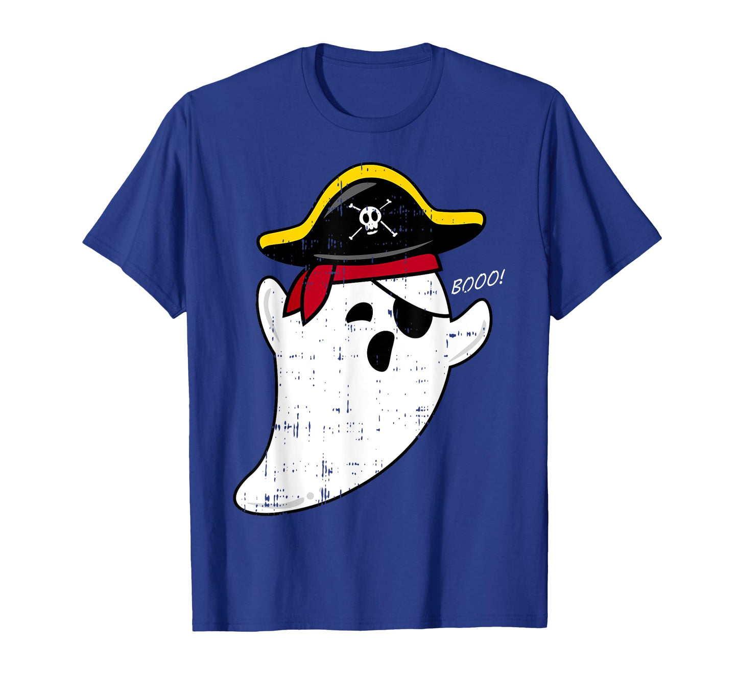 Scary Cute Ghost Pirate Boo Costume Easy Halloween Gifts T-Shirt