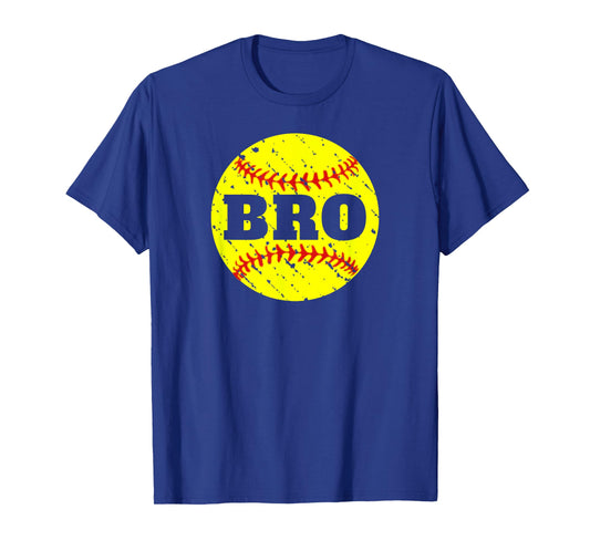 Girls Fastpitch Softball Brother Funny T-Shirt