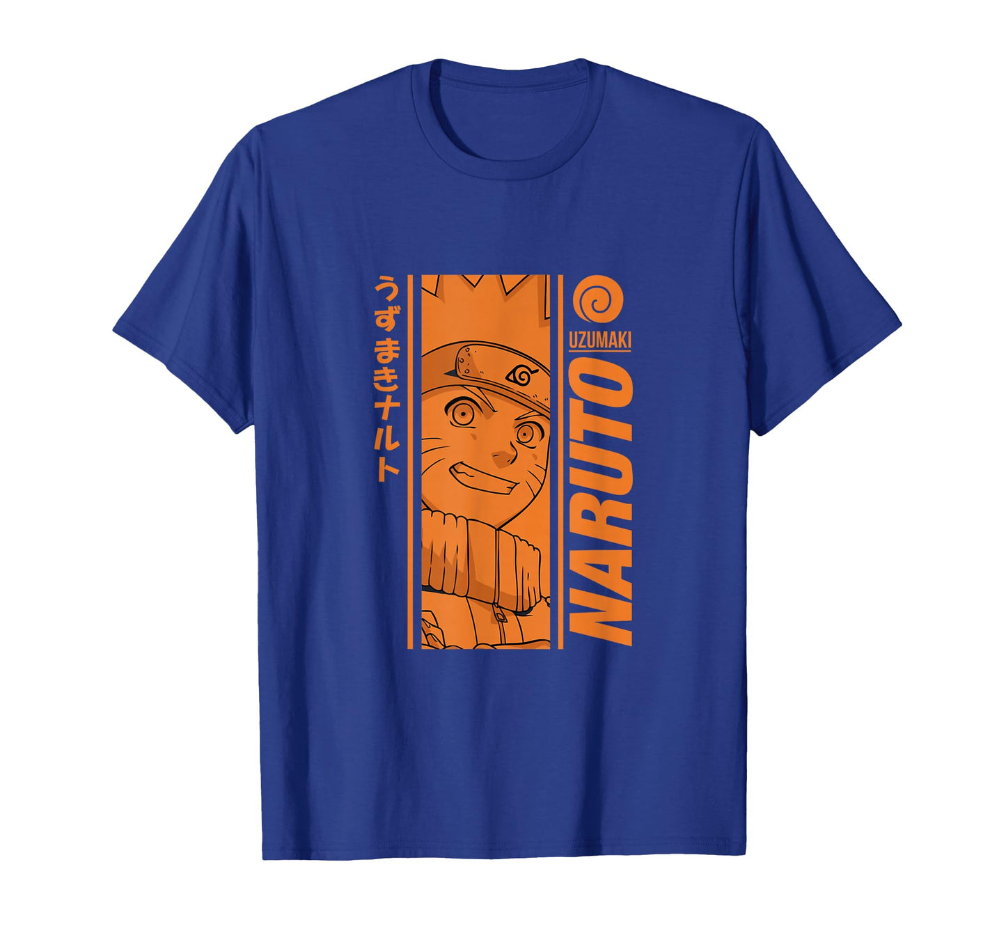 Naruto Classic Orange Monochrome Graphic T-Shirt